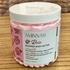 Aminnah Natural Whipped Body Butter - Rose